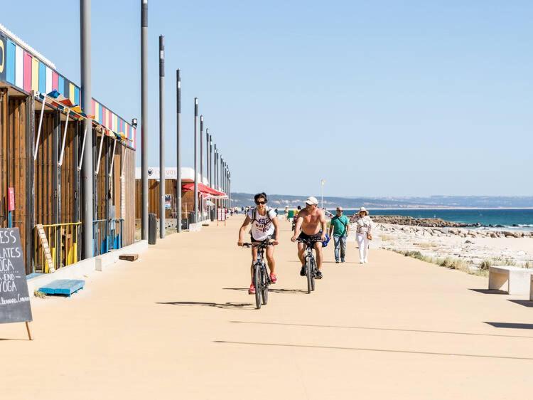 Capitan Beach House Costa da Caparica Esterno foto